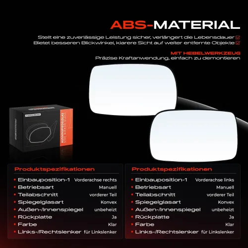 Spiegelglas, Außenspiegel Vorderachse Frankberg 5481FB0069123 Bild Spiegelglas, Außenspiegel Vorderachse Frankberg 5481FB0069123