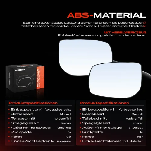 Spiegelglas, Außenspiegel Vorderachse Frankberg 5481FB0069124 Bild Spiegelglas, Außenspiegel Vorderachse Frankberg 5481FB0069124