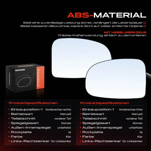 Spiegelglas, Außenspiegel Vorderachse Frankberg 5481FB0069127 Bild Spiegelglas, Außenspiegel Vorderachse Frankberg 5481FB0069127