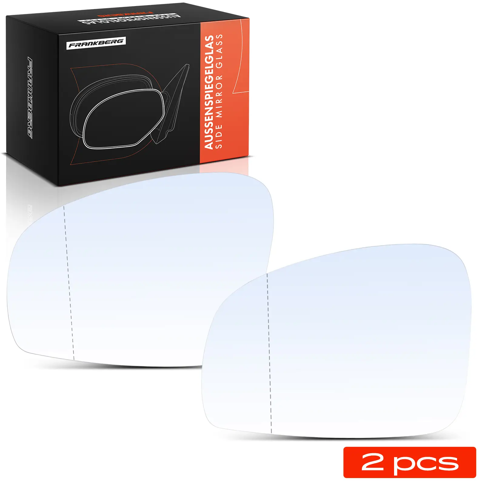 Spiegelglas, Außenspiegel Vorderachse Frankberg 5481FB0069134