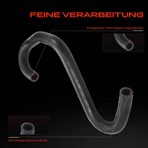 Hydraulikschlauch, Lenkung von Ausgleichsbehälter nach Hydraulikpumpe Frankberg 5481FB0069698 Bild Hydraulikschlauch, Lenkung von Ausgleichsbehälter nach Hydraulikpumpe Frankberg 5481FB0069698