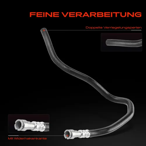 Hydraulikschlauch, Lenkung von Lenkgetriebe nach Kühlrohr Frankberg 5481FB0069699 Bild Hydraulikschlauch, Lenkung von Lenkgetriebe nach Kühlrohr Frankberg 5481FB0069699