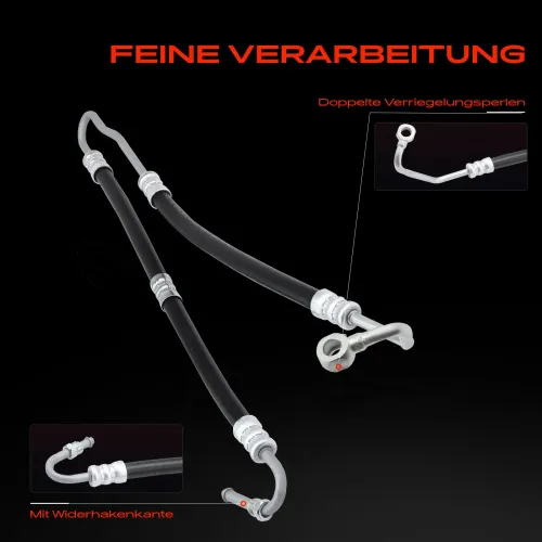 Hydraulikschlauch, Lenkung von Kühlrohr nach Ausgleichsbehälter Frankberg 5481FB0069705 Bild Hydraulikschlauch, Lenkung von Kühlrohr nach Ausgleichsbehälter Frankberg 5481FB0069705