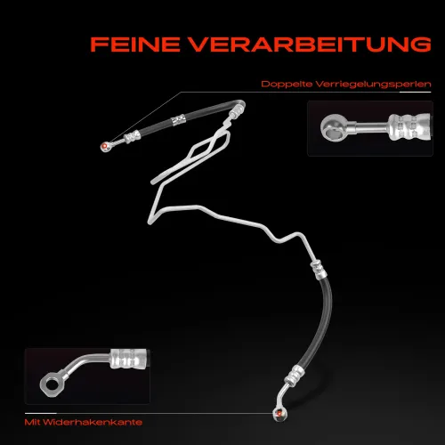 Hydraulikschlauch, Lenkung von Lenkgetriebe nach Ausgleichsbehälter Frankberg 5481FB0069714 Bild Hydraulikschlauch, Lenkung von Lenkgetriebe nach Ausgleichsbehälter Frankberg 5481FB0069714