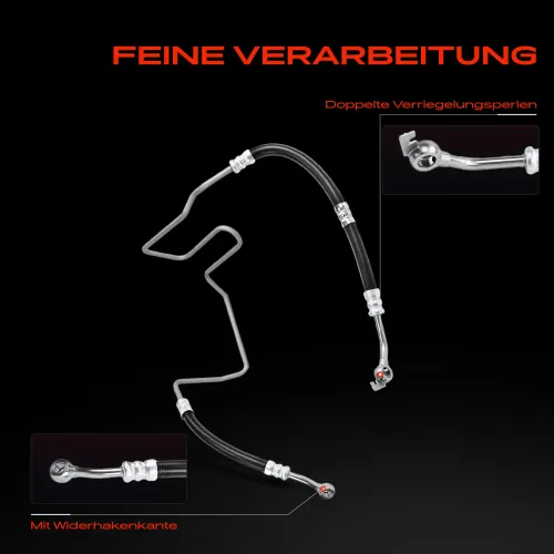 Hydraulikschlauch, Lenkung von Lenkgetriebe nach Ausgleichsbehälter Frankberg 5481FB0069716 Bild Hydraulikschlauch, Lenkung von Lenkgetriebe nach Ausgleichsbehälter Frankberg 5481FB0069716