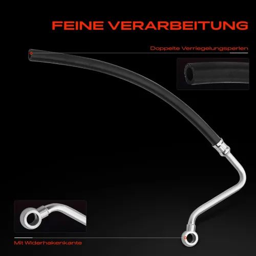 Hydraulikschlauch, Lenkung von Hydraulikpumpe nach Lenkgetriebe Frankberg 5481FB0069720 Bild Hydraulikschlauch, Lenkung von Hydraulikpumpe nach Lenkgetriebe Frankberg 5481FB0069720