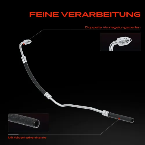 Hydraulikschlauch, Lenkung von Hydraulikpumpe nach Lenkgetriebe Frankberg 5481FB0069721 Bild Hydraulikschlauch, Lenkung von Hydraulikpumpe nach Lenkgetriebe Frankberg 5481FB0069721