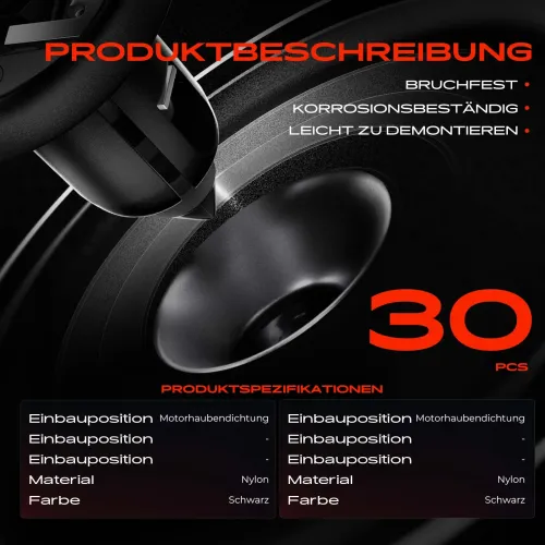 Clip, Zier-/Schutzleiste Motorhaube Frankberg 5481FB0069845 Bild Clip, Zier-/Schutzleiste Motorhaube Frankberg 5481FB0069845