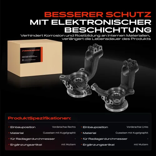 Achsschenkel, Radaufhängung Frankberg 5481FB0070284 Bild Achsschenkel, Radaufhängung Frankberg 5481FB0070284