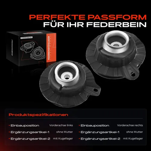 Federbeinstützlager Vorderachse Frankberg 5481FB0070293 Bild Federbeinstützlager Vorderachse Frankberg 5481FB0070293