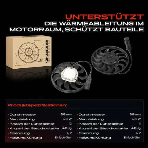 Lüfter, Motorkühlung 12 V Frankberg 5481FB0070313 Bild Lüfter, Motorkühlung 12 V Frankberg 5481FB0070313