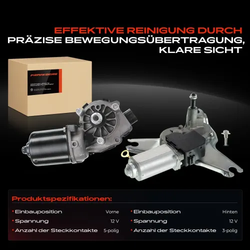 Wischermotor 12 V vorne Frankberg 5481FB0070375 Bild Wischermotor 12 V vorne Frankberg 5481FB0070375