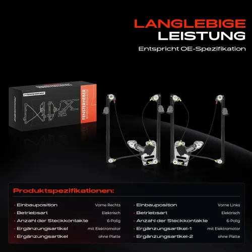 Fensterheber Vorderachse beidseitig Frankberg 5481FB0070442 Bild Fensterheber Vorderachse beidseitig Frankberg 5481FB0070442