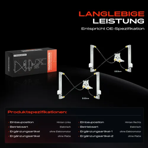 Fensterheber Hinterachse beidseitig Frankberg 5481FB0070450 Bild Fensterheber Hinterachse beidseitig Frankberg 5481FB0070450