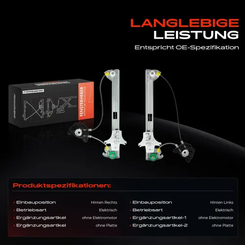 Fensterheber Hinterachse beidseitig Frankberg 5481FB0070491 Bild Fensterheber Hinterachse beidseitig Frankberg 5481FB0070491