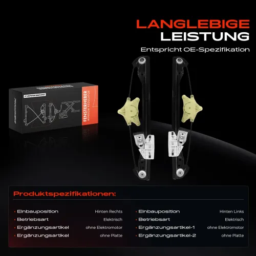 Fensterheber Hinterachse beidseitig Frankberg 5481FB0070494 Bild Fensterheber Hinterachse beidseitig Frankberg 5481FB0070494