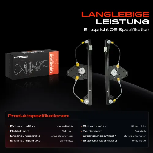 Fensterheber Hinterachse beidseitig Frankberg 5481FB0070499 Bild Fensterheber Hinterachse beidseitig Frankberg 5481FB0070499