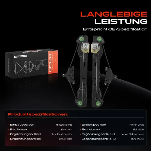 Fensterheber Hinterachse beidseitig Frankberg 5481FB0070522 Bild Fensterheber Hinterachse beidseitig Frankberg 5481FB0070522