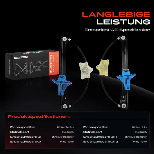 Fensterheber Hinterachse beidseitig Frankberg 5481FB0070583 Bild Fensterheber Hinterachse beidseitig Frankberg 5481FB0070583