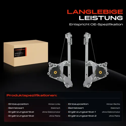 Fensterheber Hinterachse beidseitig Frankberg 5481FB0070607 Bild Fensterheber Hinterachse beidseitig Frankberg 5481FB0070607