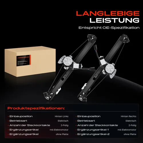 Fensterheber Hinterachse beidseitig Frankberg 5481FB0070618 Bild Fensterheber Hinterachse beidseitig Frankberg 5481FB0070618