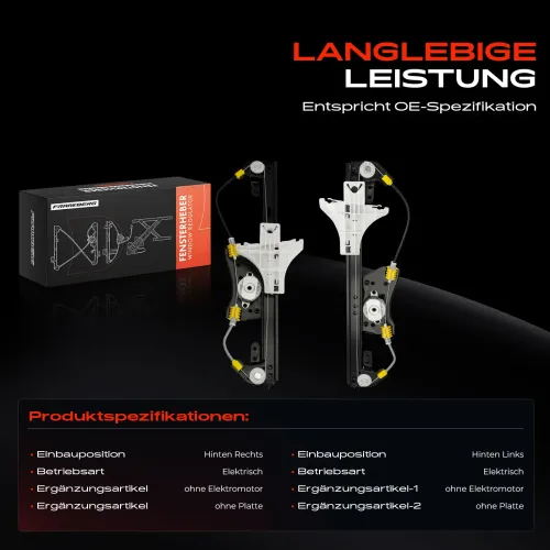Fensterheber Hinterachse beidseitig Frankberg 5481FB0070635 Bild Fensterheber Hinterachse beidseitig Frankberg 5481FB0070635