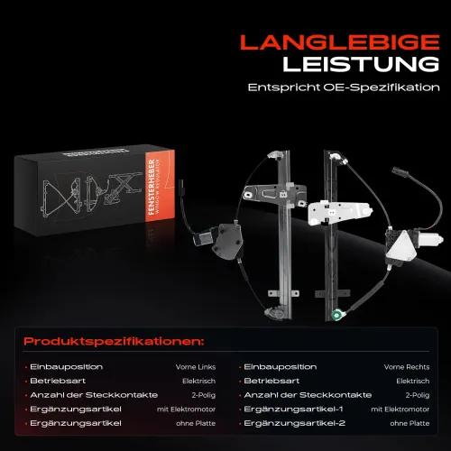 Fensterheber Vorderachse beidseitig Frankberg 5481FB0070648 Bild Fensterheber Vorderachse beidseitig Frankberg 5481FB0070648