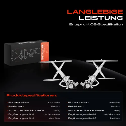 Fensterheber Vorderachse beidseitig Frankberg 5481FB0070666 Bild Fensterheber Vorderachse beidseitig Frankberg 5481FB0070666