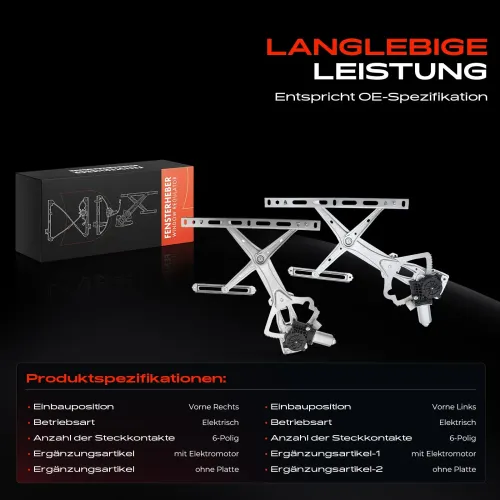 Fensterheber Vorderachse beidseitig Frankberg 5481FB0070669 Bild Fensterheber Vorderachse beidseitig Frankberg 5481FB0070669