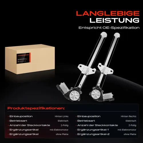 Fensterheber Hinterachse beidseitig Frankberg 5481FB0070714 Bild Fensterheber Hinterachse beidseitig Frankberg 5481FB0070714