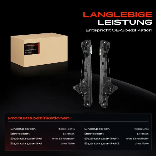 Fensterheber Hinterachse beidseitig Frankberg 5481FB0070728 Bild Fensterheber Hinterachse beidseitig Frankberg 5481FB0070728