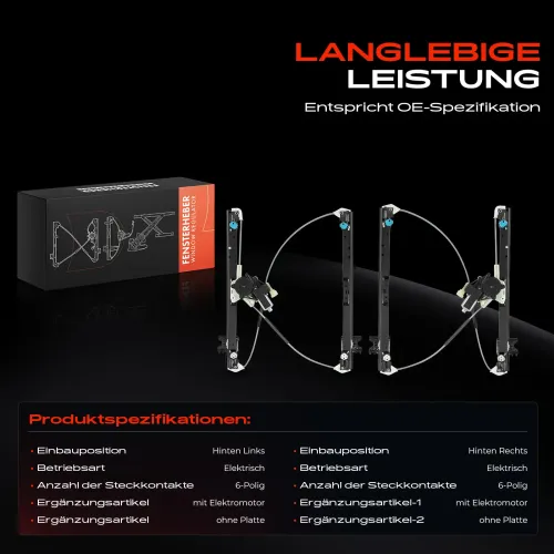 Fensterheber Vorderachse beidseitig Frankberg 5481FB0070878 Bild Fensterheber Vorderachse beidseitig Frankberg 5481FB0070878