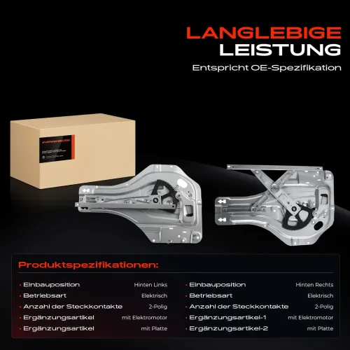 Fensterheber Hinterachse beidseitig Frankberg 5481FB0070880 Bild Fensterheber Hinterachse beidseitig Frankberg 5481FB0070880