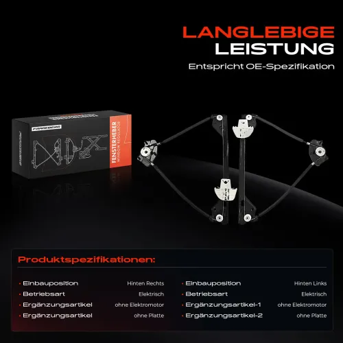 Fensterheber Hinterachse beidseitig Frankberg 5481FB0070890 Bild Fensterheber Hinterachse beidseitig Frankberg 5481FB0070890