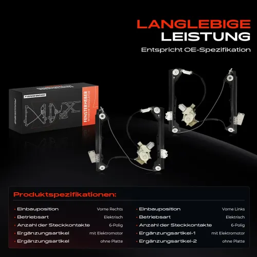 Fensterheber Hinterachse beidseitig Frankberg 5481FB0070945 Bild Fensterheber Hinterachse beidseitig Frankberg 5481FB0070945