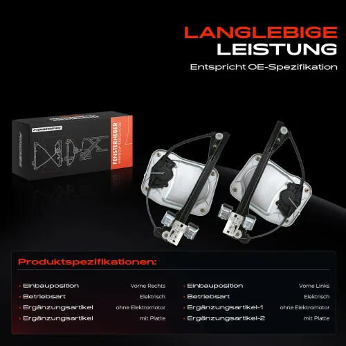 Fensterheber Hinterachse beidseitig Frankberg 5481FB0070985 Bild Fensterheber Hinterachse beidseitig Frankberg 5481FB0070985