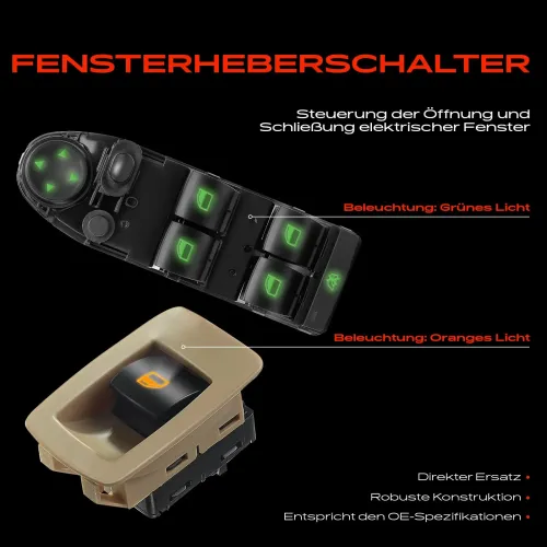 Schalter, Fensterheber Frankberg 5481FB0071026 Bild Schalter, Fensterheber Frankberg 5481FB0071026