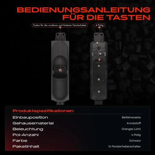 Schalter, Fensterheber Frankberg 5481FB0071031 Bild Schalter, Fensterheber Frankberg 5481FB0071031