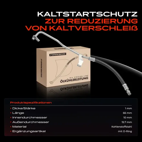 Schlauch, Getriebeölkühler Frankberg 5481FB0073932 Bild Schlauch, Getriebeölkühler Frankberg 5481FB0073932