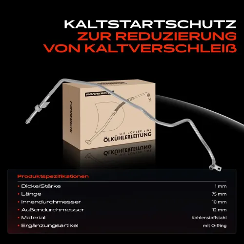 Schlauch, Getriebeölkühler Frankberg 5481FB0073936 Bild Schlauch, Getriebeölkühler Frankberg 5481FB0073936