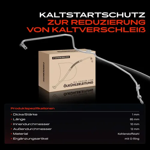 Schlauch, Getriebeölkühler Frankberg 5481FB0073941 Bild Schlauch, Getriebeölkühler Frankberg 5481FB0073941