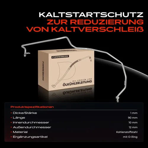 Schlauch, Getriebeölkühler Frankberg 5481FB0073942 Bild Schlauch, Getriebeölkühler Frankberg 5481FB0073942