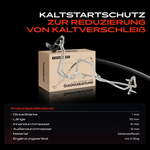 Schlauch, Getriebeölkühler Frankberg 5481FB0073943 Bild Schlauch, Getriebeölkühler Frankberg 5481FB0073943