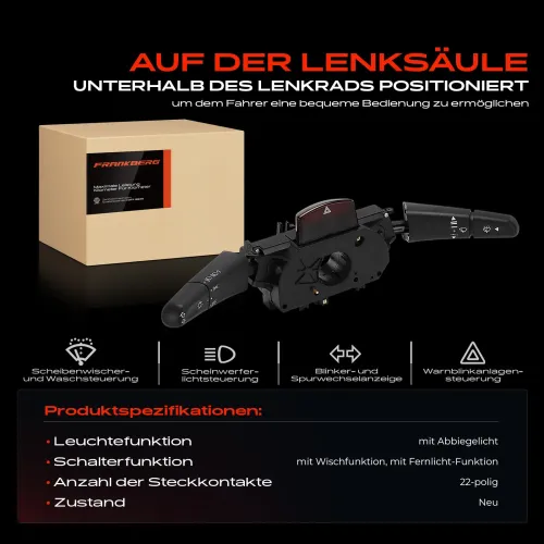 Lenkstockschalter Frankberg 5481FB0073970 Bild Lenkstockschalter Frankberg 5481FB0073970