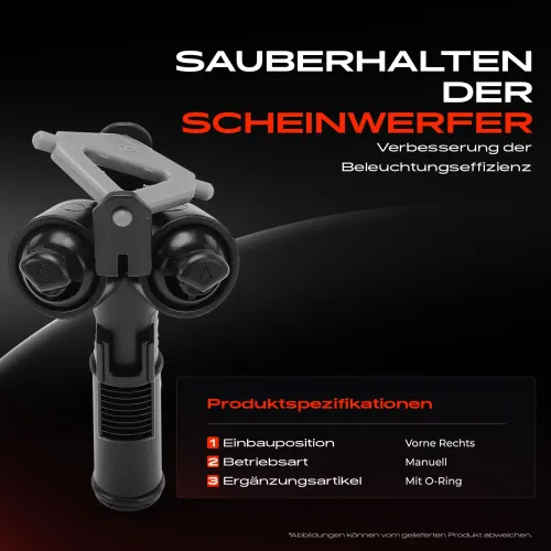 Waschwasserdüse, Scheinwerferreinigung Frankberg 5481FB0073973 Bild Waschwasserdüse, Scheinwerferreinigung Frankberg 5481FB0073973