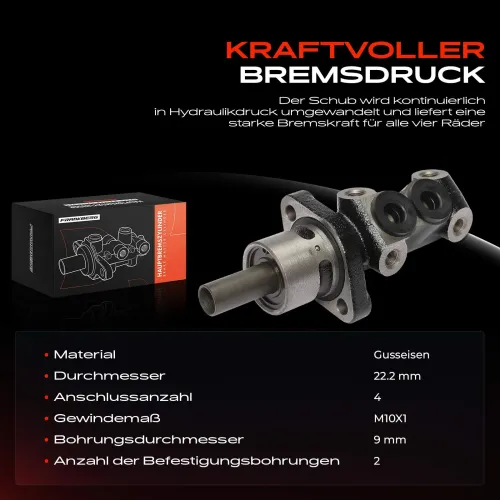 Hauptbremszylinder Frankberg 5481FB0074011 Bild Hauptbremszylinder Frankberg 5481FB0074011