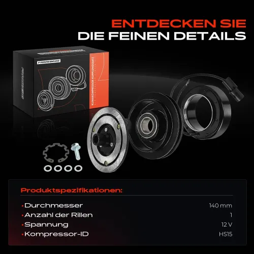 Magnetkupplung, Klimakompressor Frankberg 5481FB0074024 Bild Magnetkupplung, Klimakompressor Frankberg 5481FB0074024