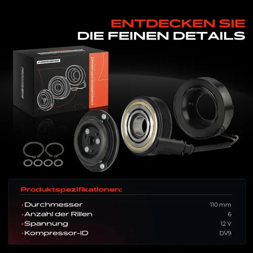 Magnetkupplung, Klimakompressor Frankberg 5481FB0074028 Bild Magnetkupplung, Klimakompressor Frankberg 5481FB0074028