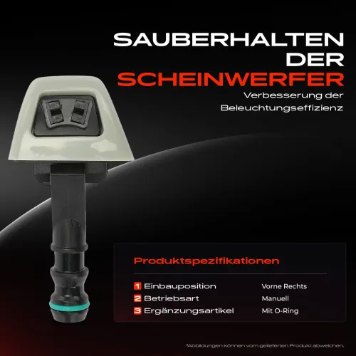 Waschwasserdüse, Scheinwerferreinigung Frankberg 5481FB0074051 Bild Waschwasserdüse, Scheinwerferreinigung Frankberg 5481FB0074051