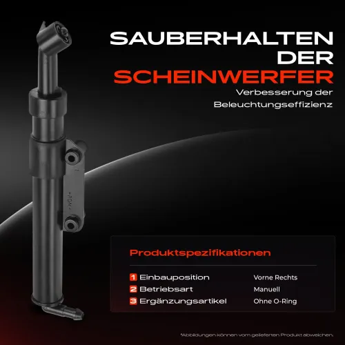 Waschwasserdüse, Scheinwerferreinigung Frankberg 5481FB0074131 Bild Waschwasserdüse, Scheinwerferreinigung Frankberg 5481FB0074131